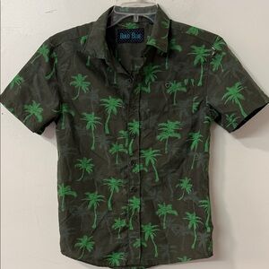Kids' Tropical Green Palm Shirt